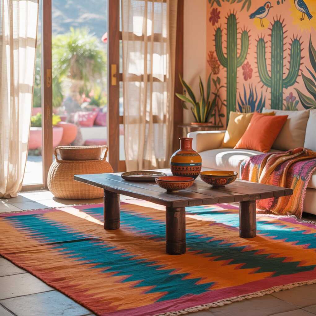 Add Some Mexican-inspired textiles