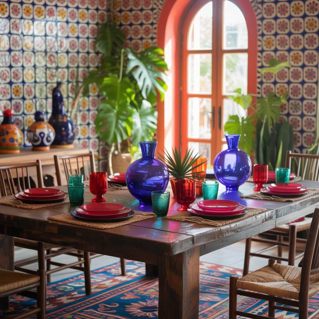 Use Colorful Glassware