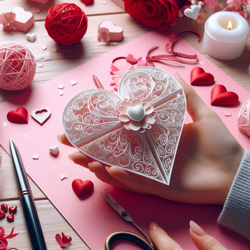 3D Heart Hanging Decorations