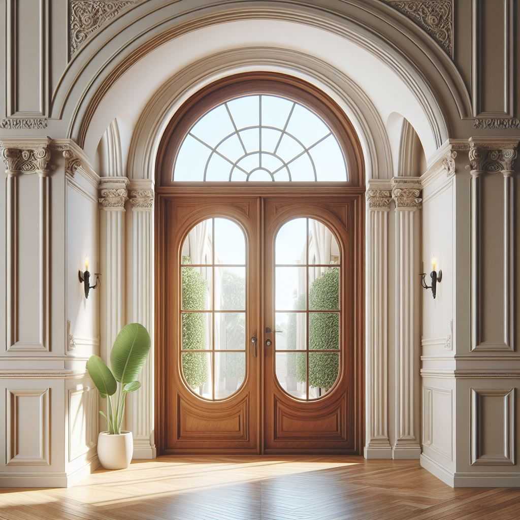 Arched French Doors