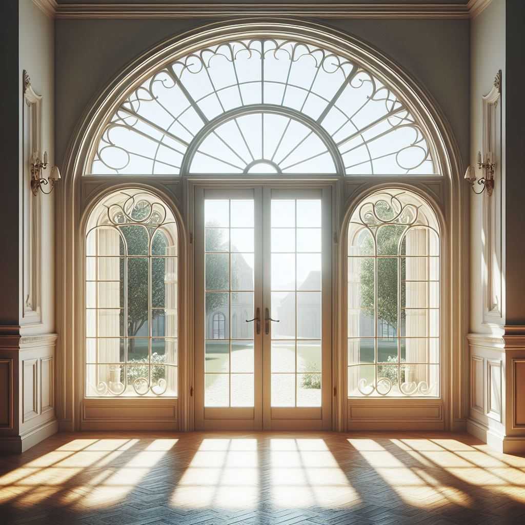 Arched French Windows