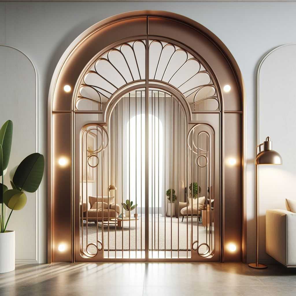 Arched Metal Doors