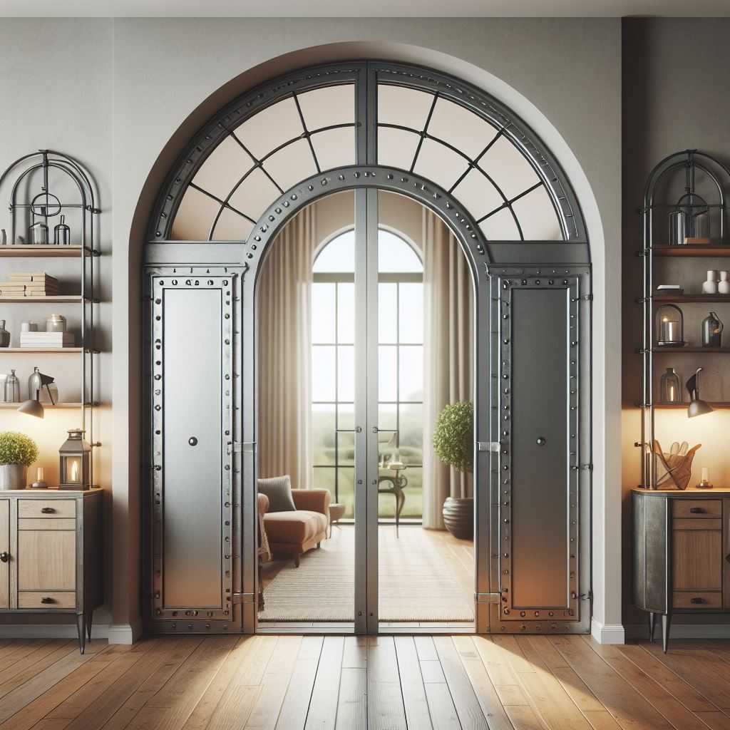 Arched Steel Doors