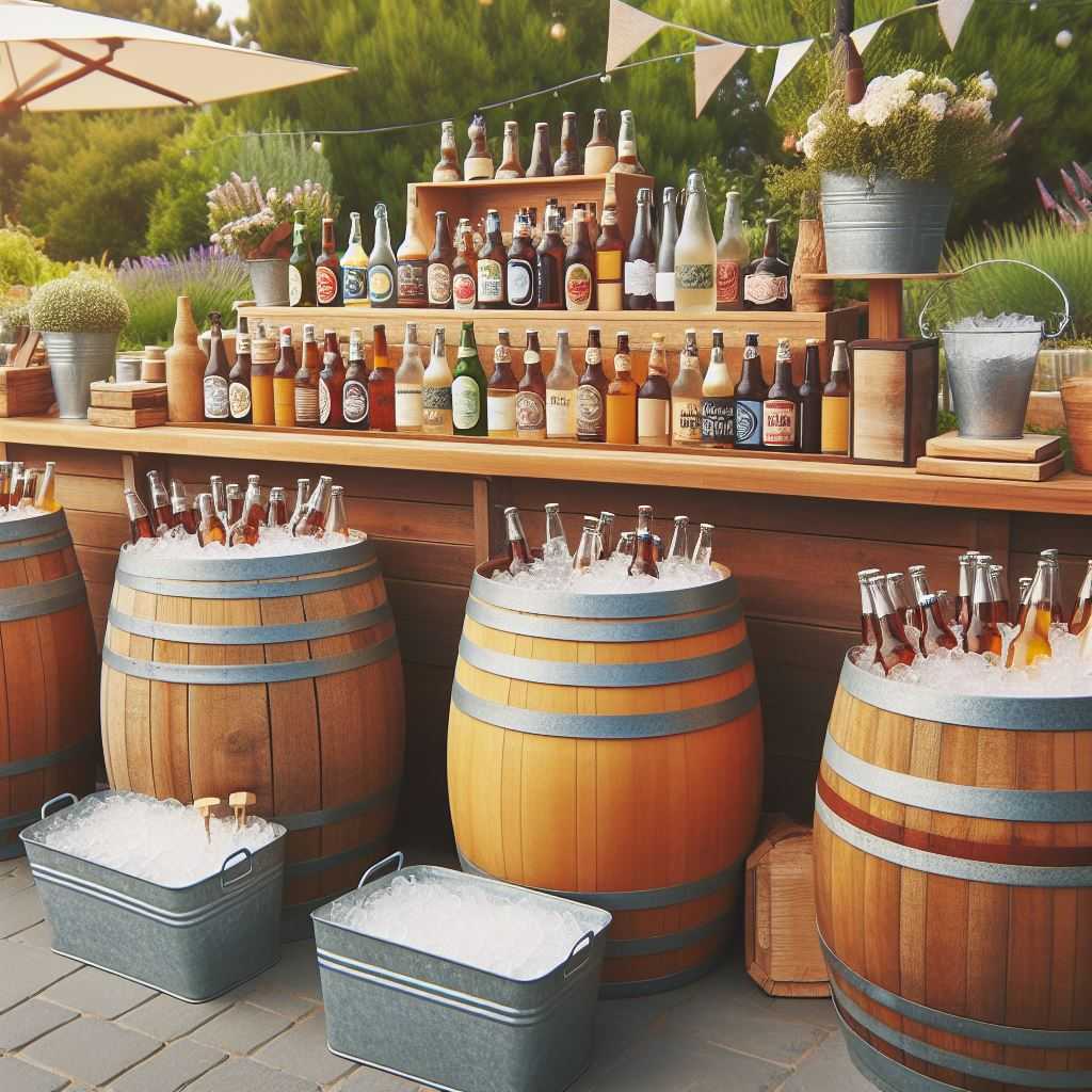 Backyard Barrel Bar