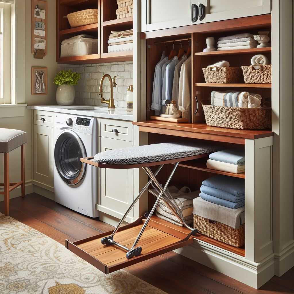 Base Cabinet with Pull-Out Ironing Board