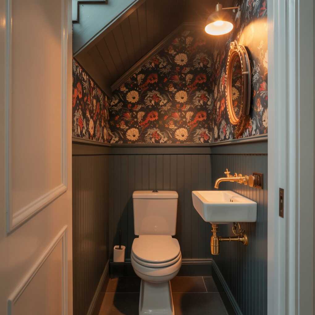 Bold Wallpaper and Paneling