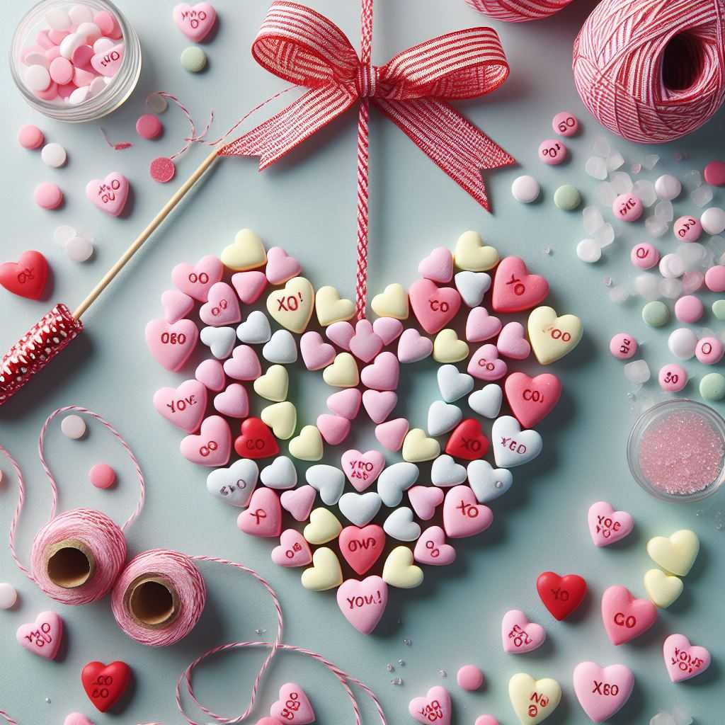 Candy Heart XO Decor