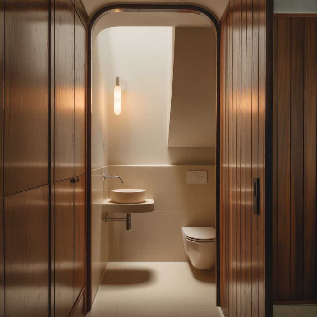 Contemporary Powder Room