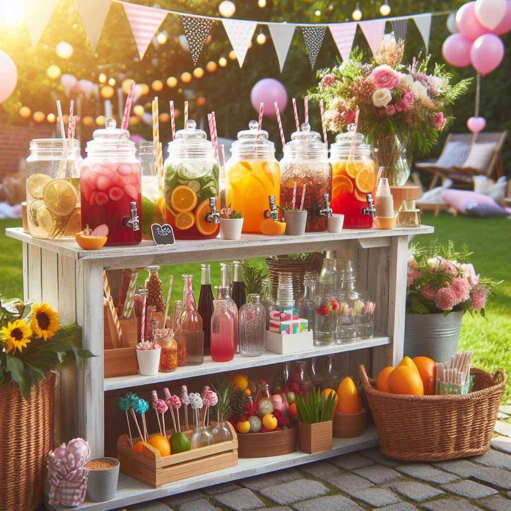 Cool Drink Stations For Outdoor Parties