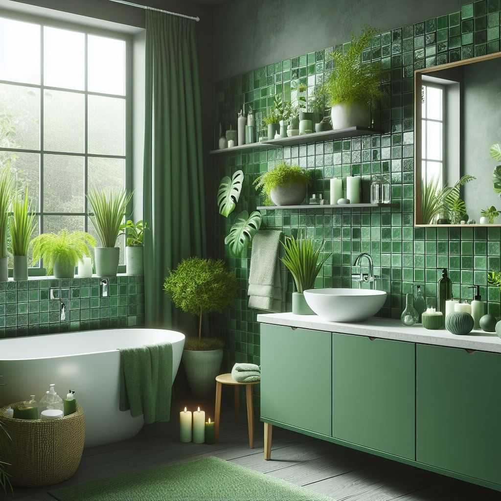 Create a Green Backsplash