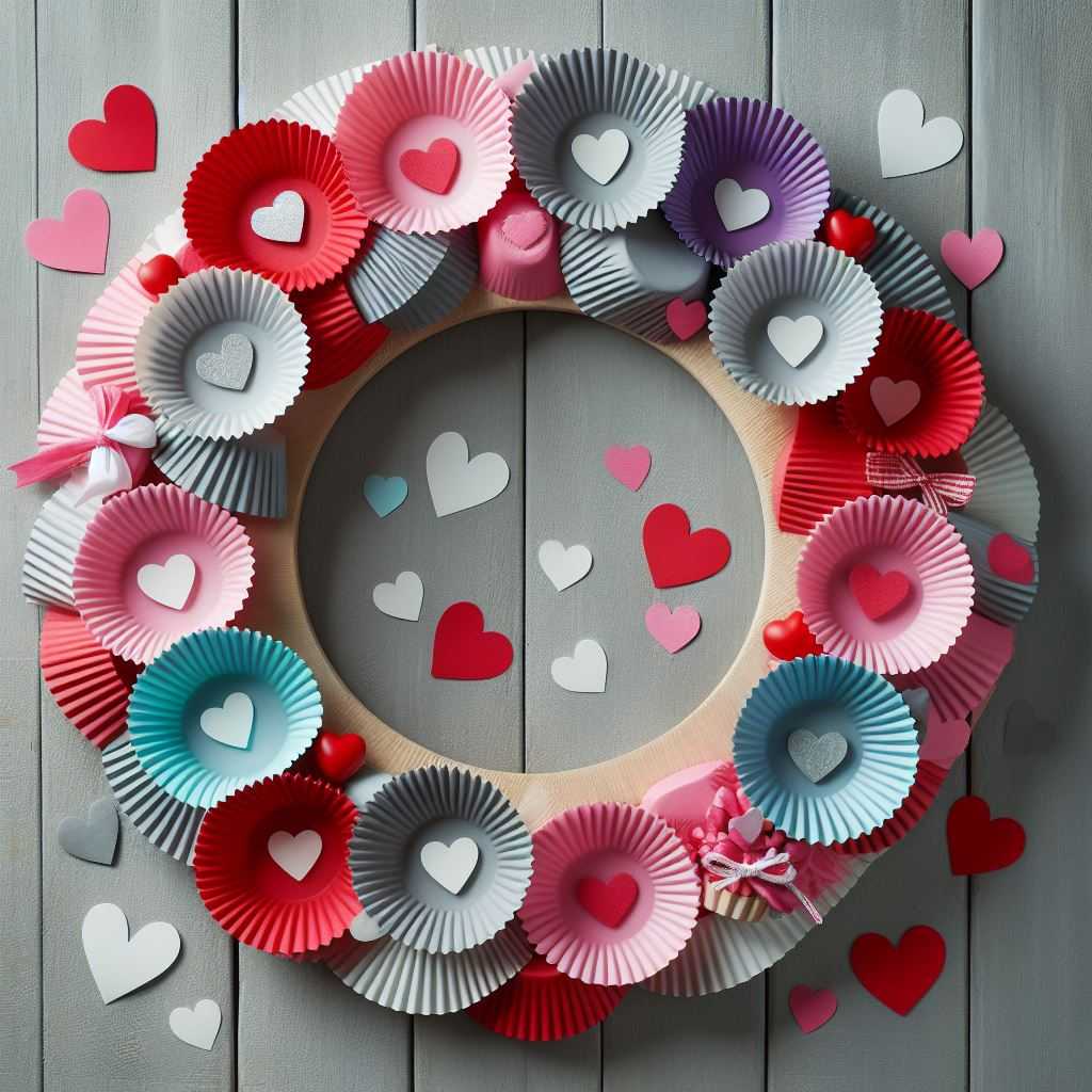 Cupcake Liner Wreath