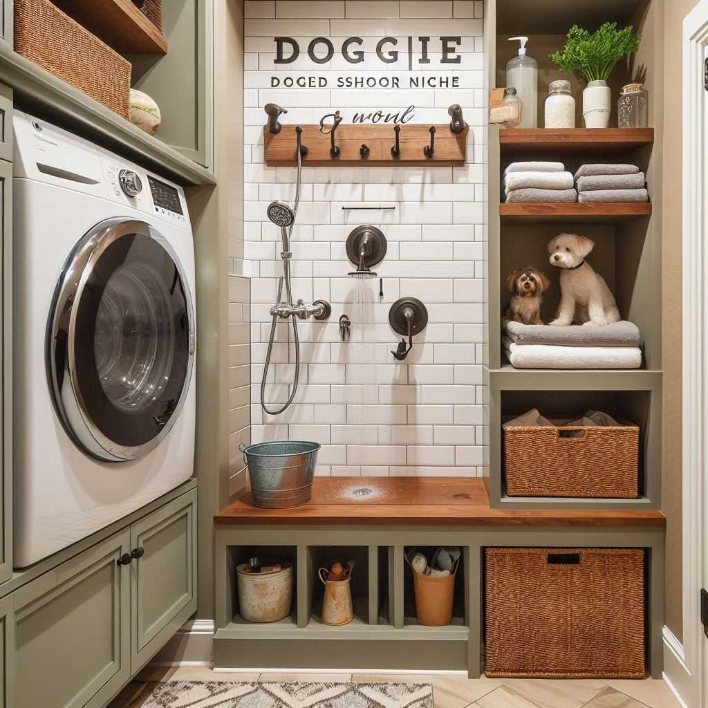 Doggie Shower Niche