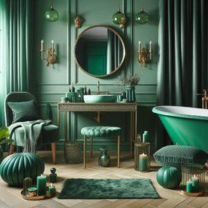 15 Emerald Green Bathroom Ideas: Create a Stunning Oasis in Your Home ...
