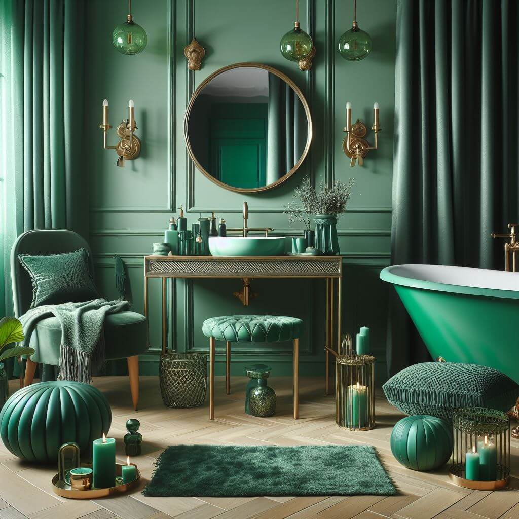 Emerald Green Accessories Finishing Touches