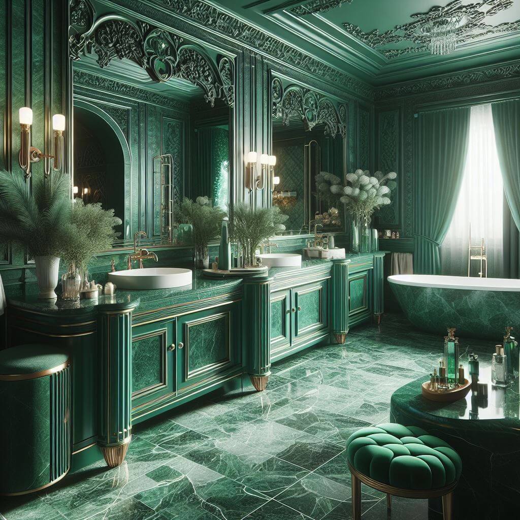 Emerald Green Countertops Timeless Elegance