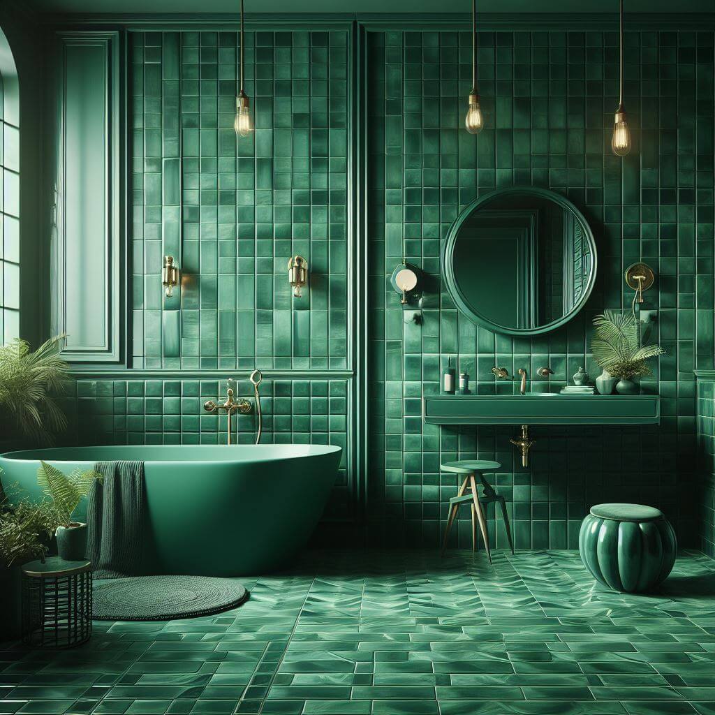 Emerald Green Tiles A Bold Statement