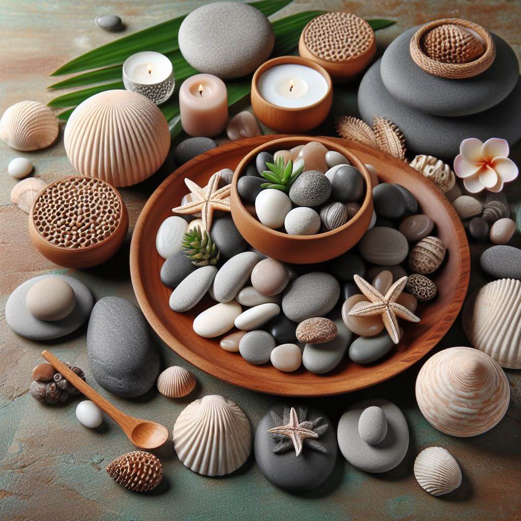 Pebbles as a Decorative Element