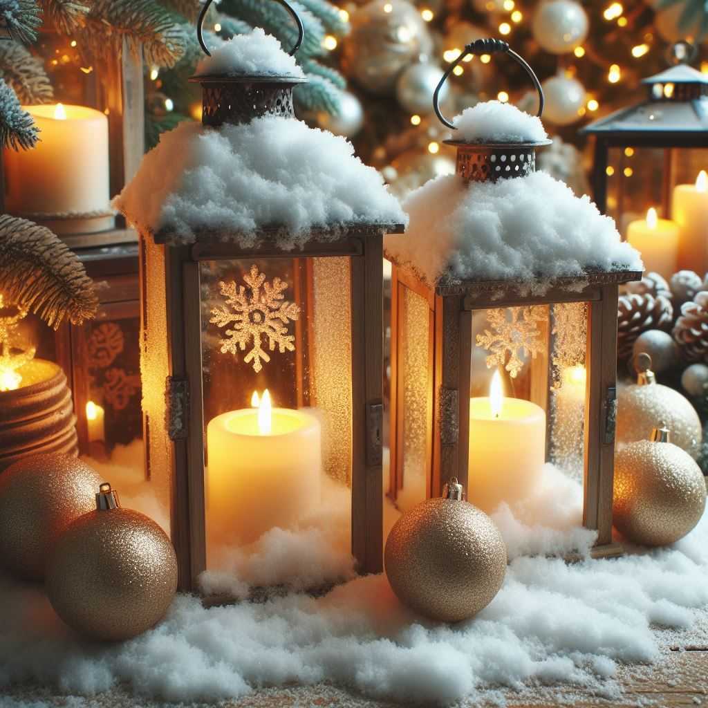 Snowy Lanterns