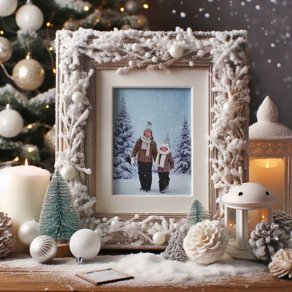 Snowy Picture Frames