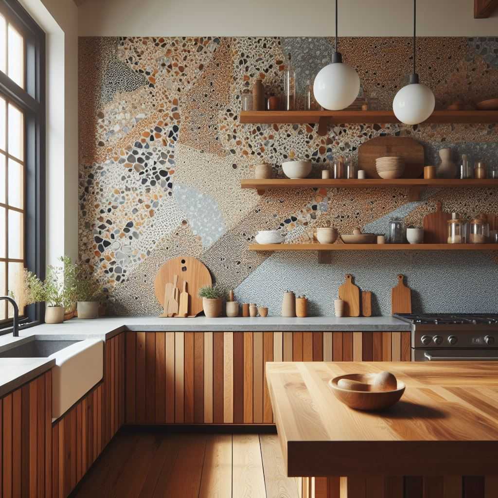 Terrazzo and Wood