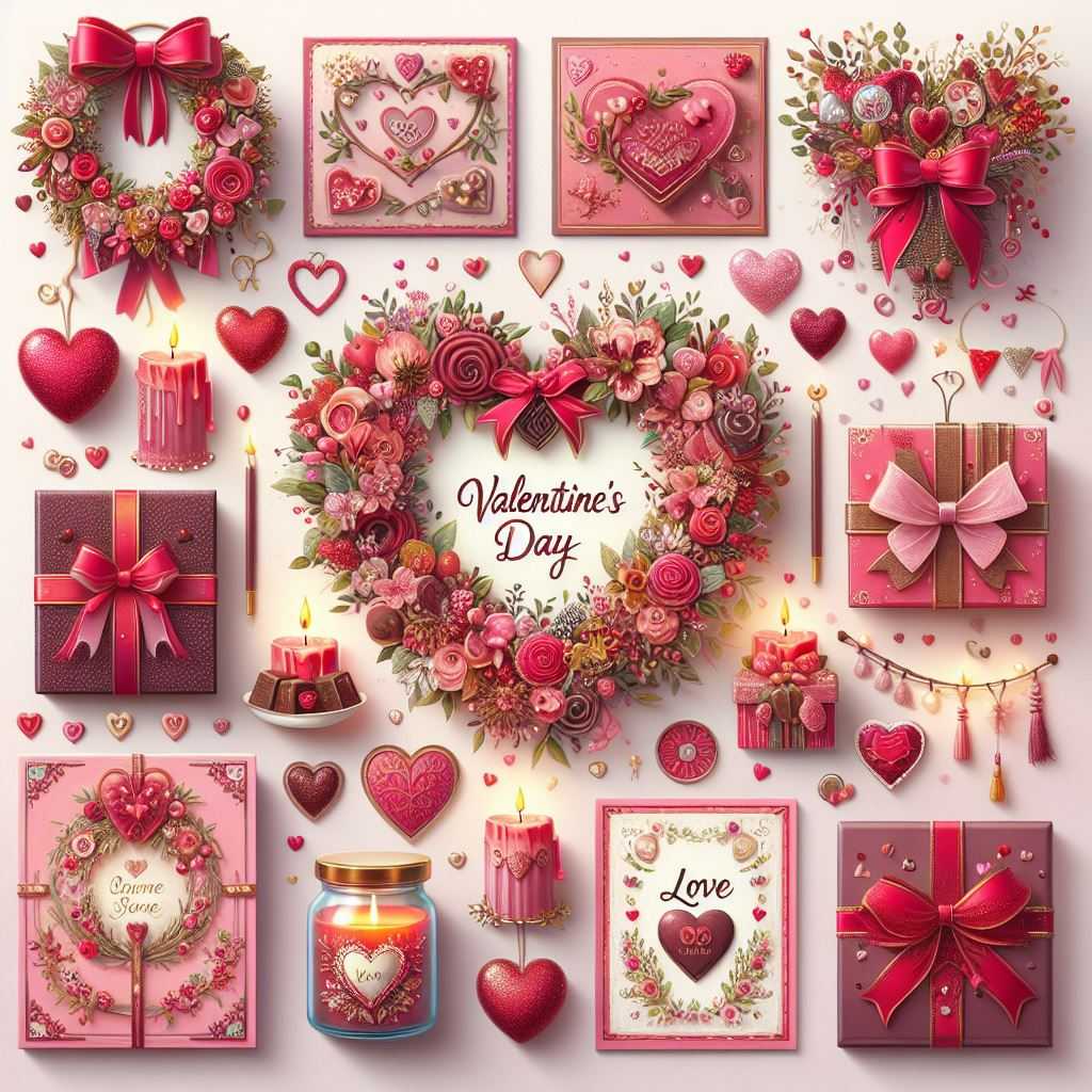 Valentine day Ornaments ideas