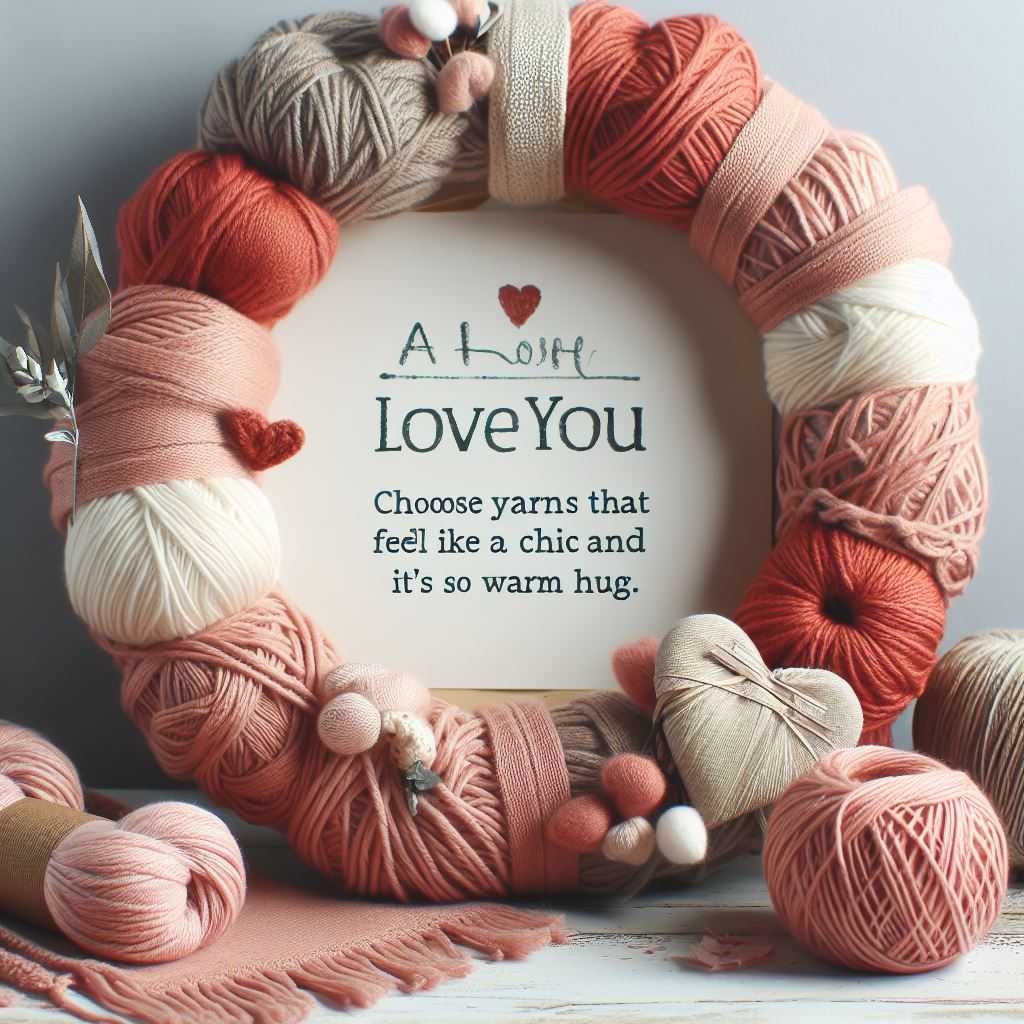 Yarn-Wrapped Wreath