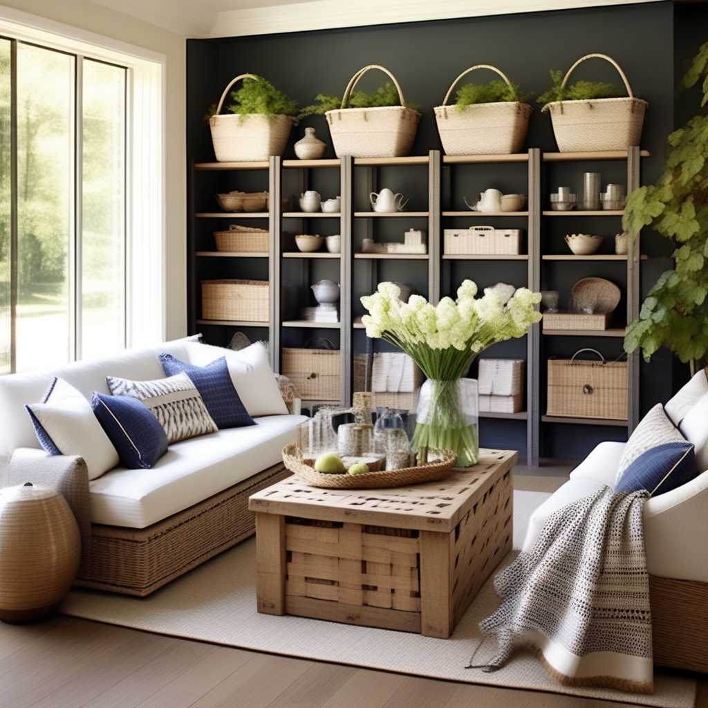 Home Decorating Ideas With Baskets