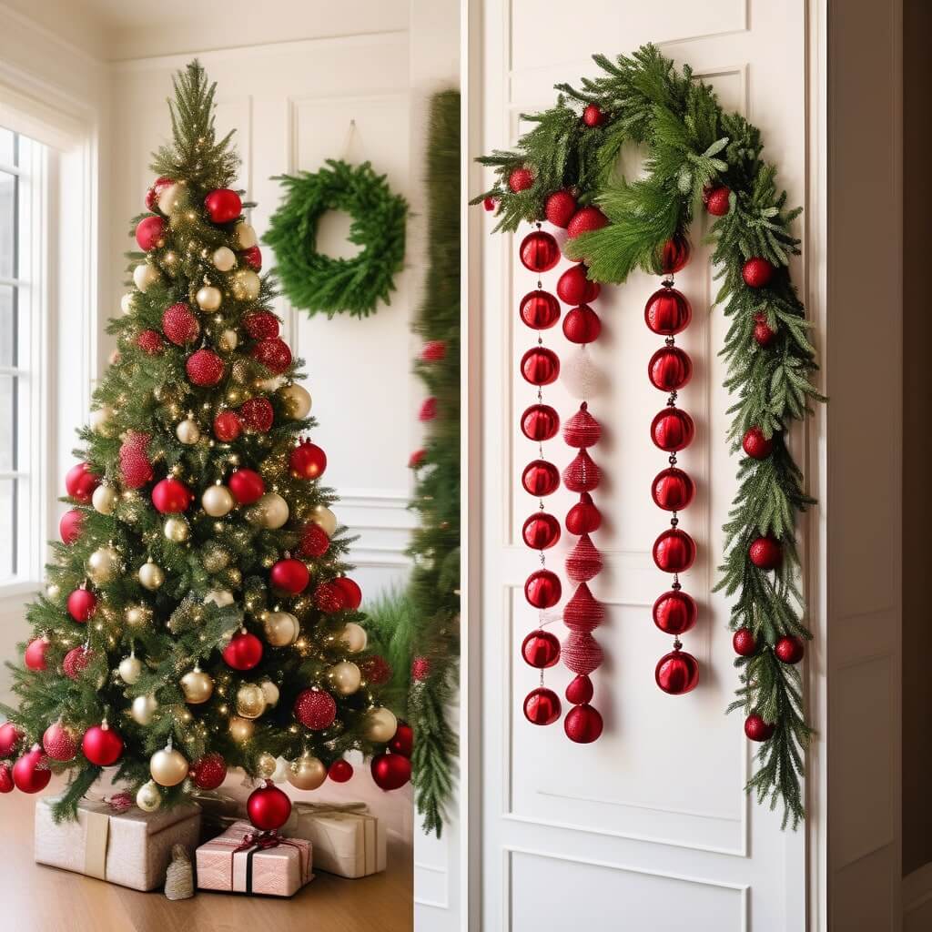 Red and Green Garland