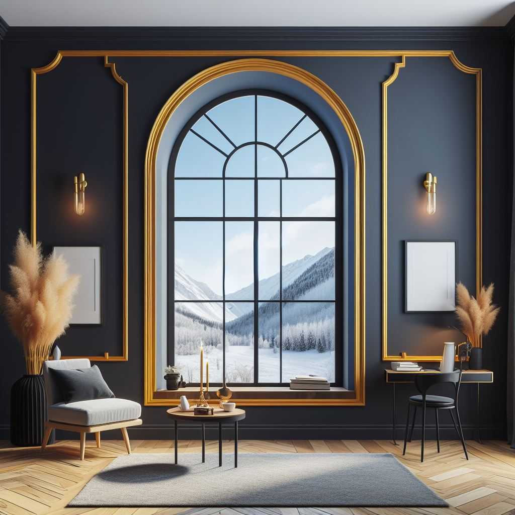 Accent Color Interior Window Frame