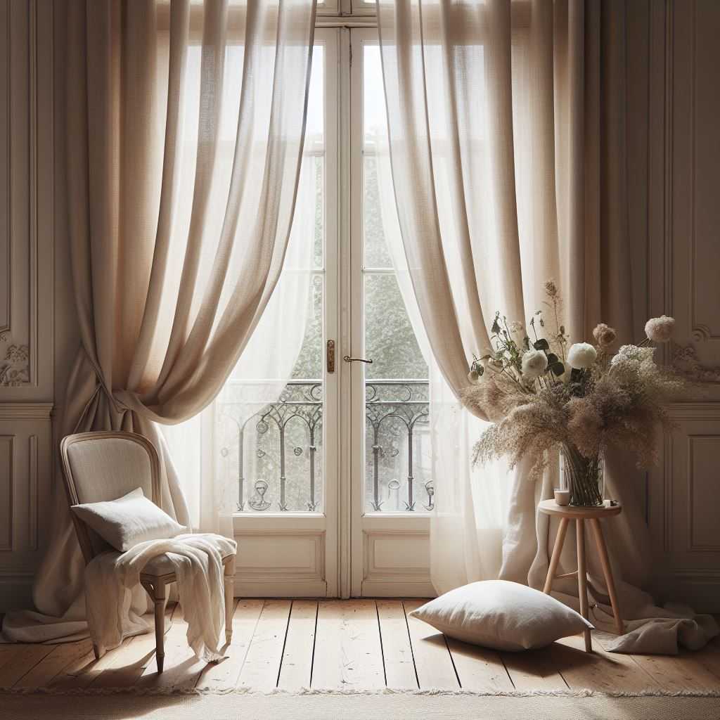 Airy Linen Drapes