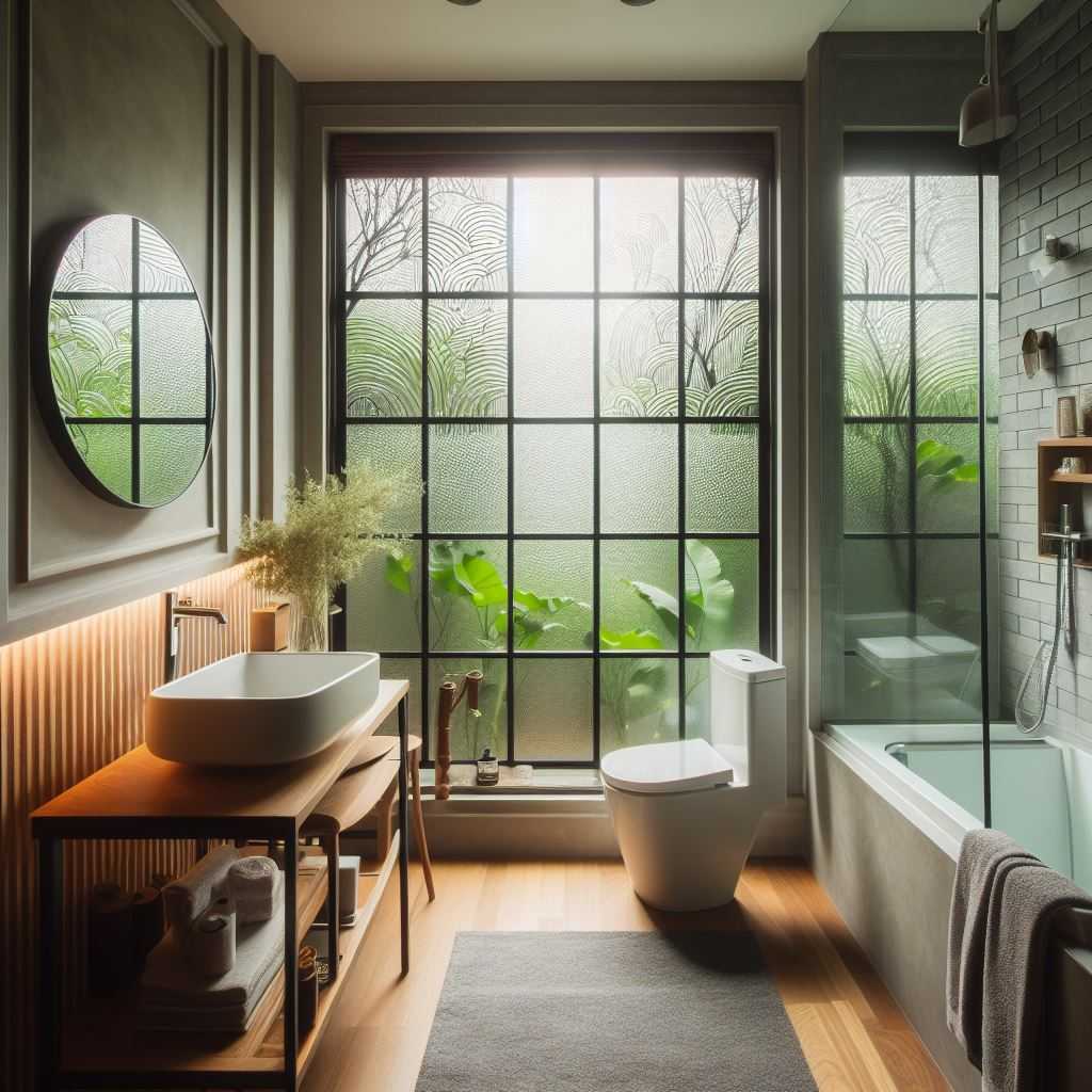 Bathroom Interior Privacy Windows