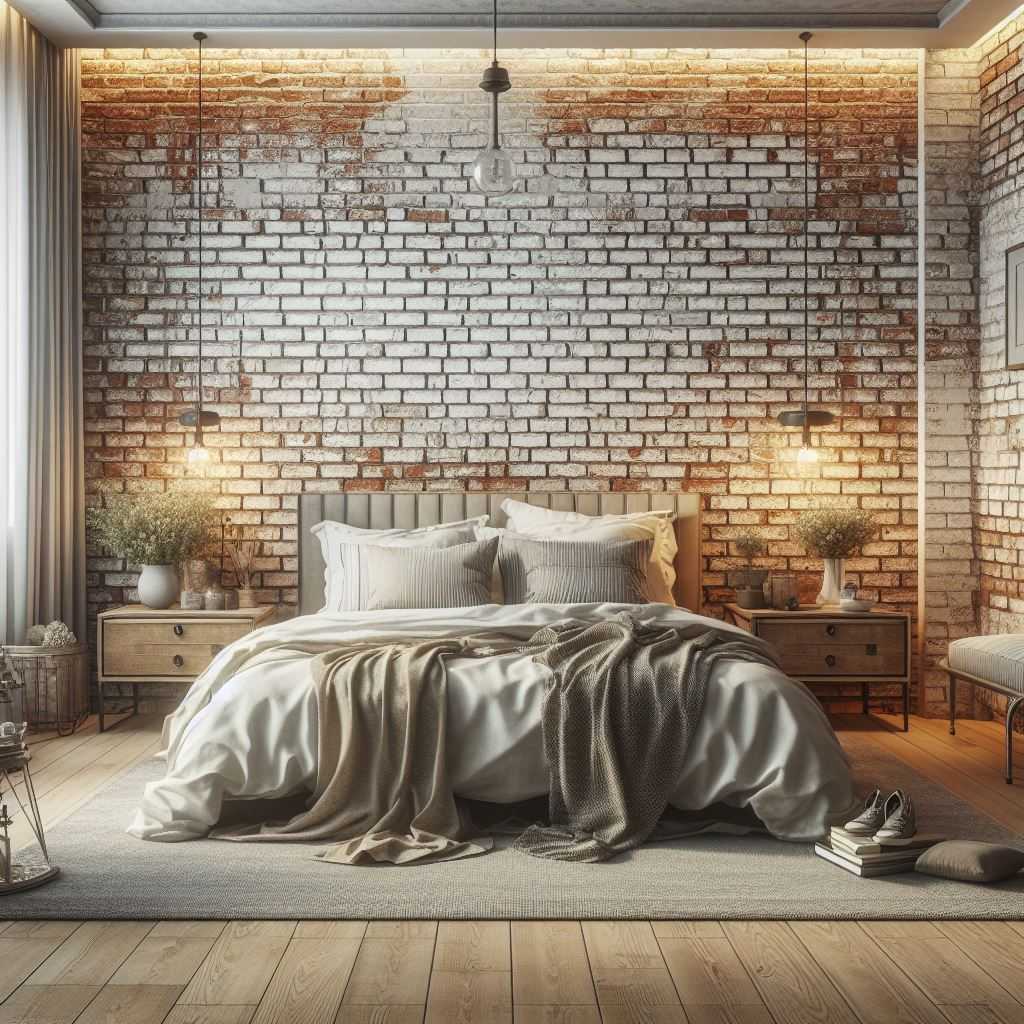 Brick Accent Wallpaper