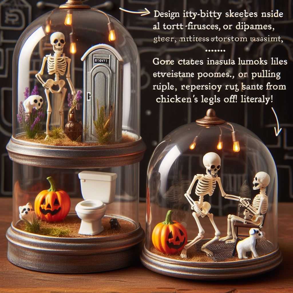 Create Zany Miniature Skeleton Vignettes