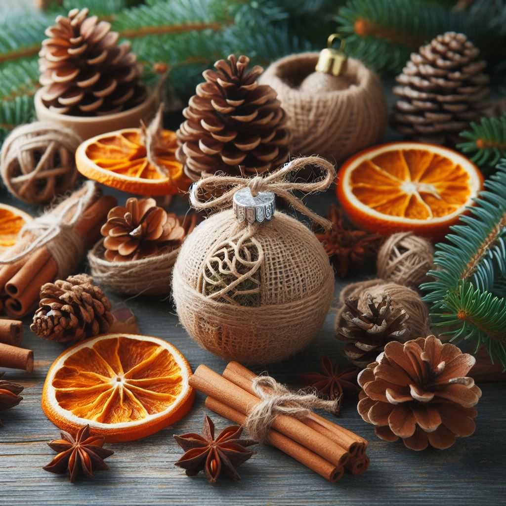 DIY Ornaments from Natural Materials