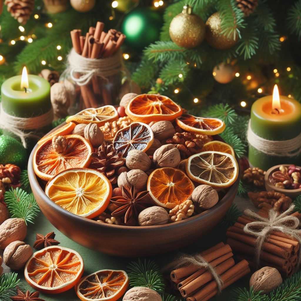 Decorate with Dried Fruit and Nuts