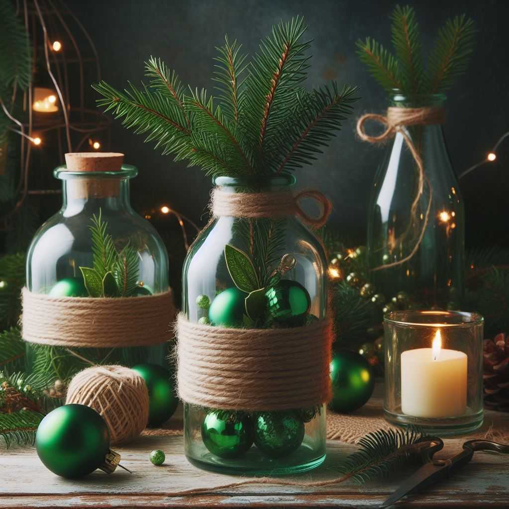 Decorate with Upcycled Bottles