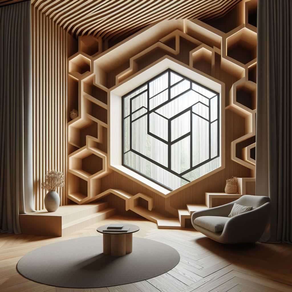 Hexagon Interior Window