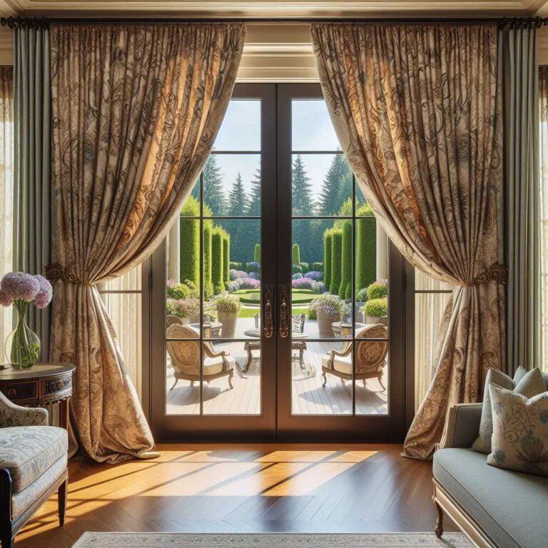 25 Stunning French Door Window Covering Ideas » HomeDecorFull