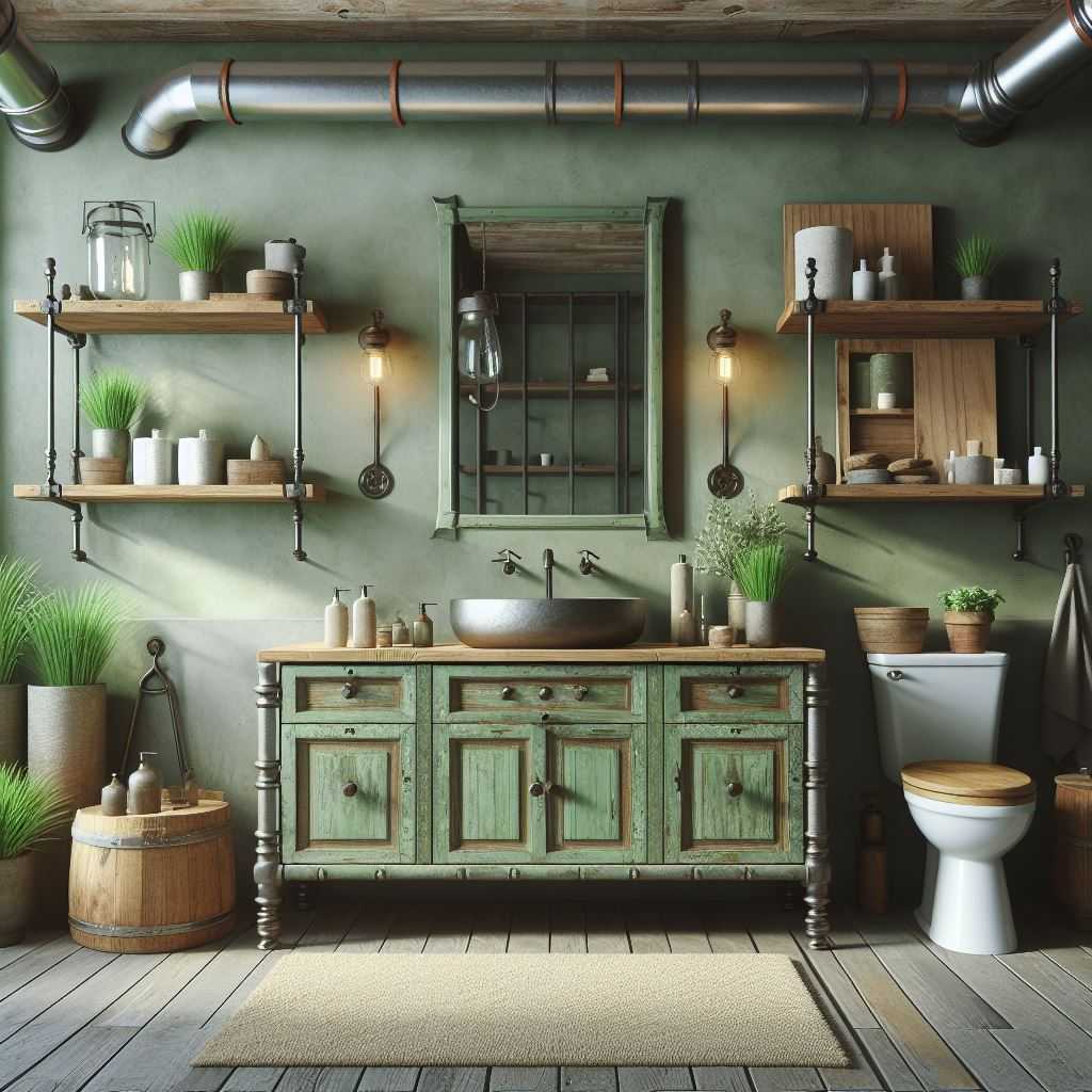 Industrial Metal Vanity