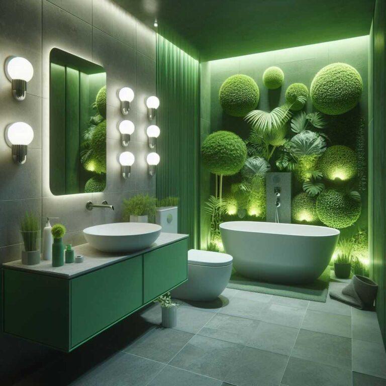 90 Inspiring Green Bathroom Design Ideas for a Fresh and Modern Look ...