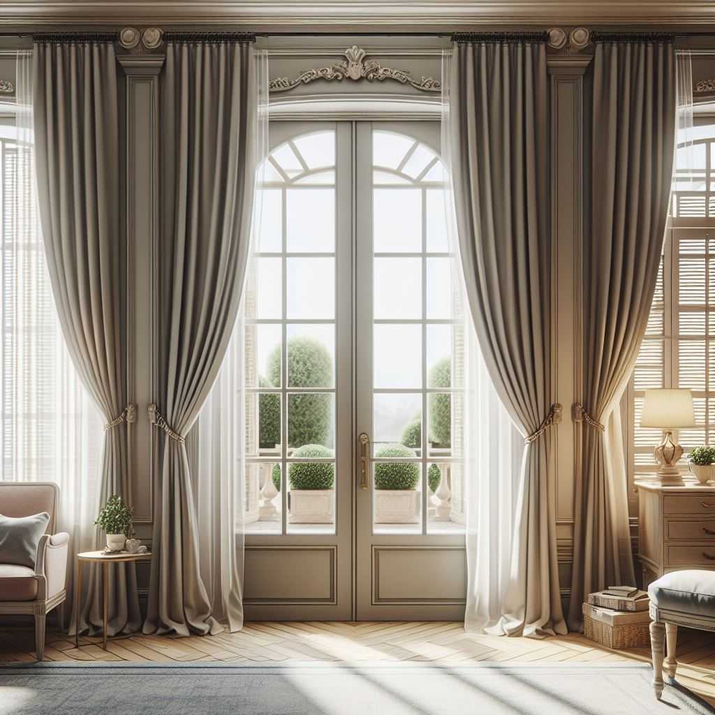 Layered Window Treatments