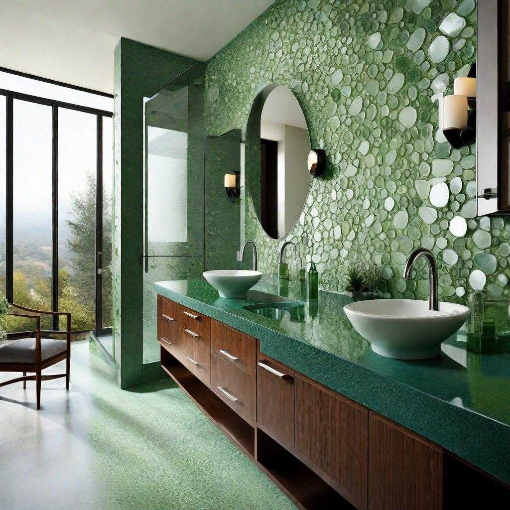 Recycled Glass Counters