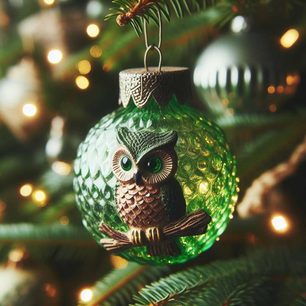 Use Recycled Glass Ornaments