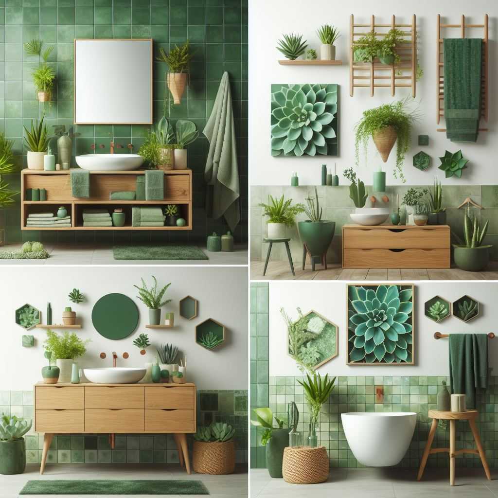 green bathroom Design ideas
