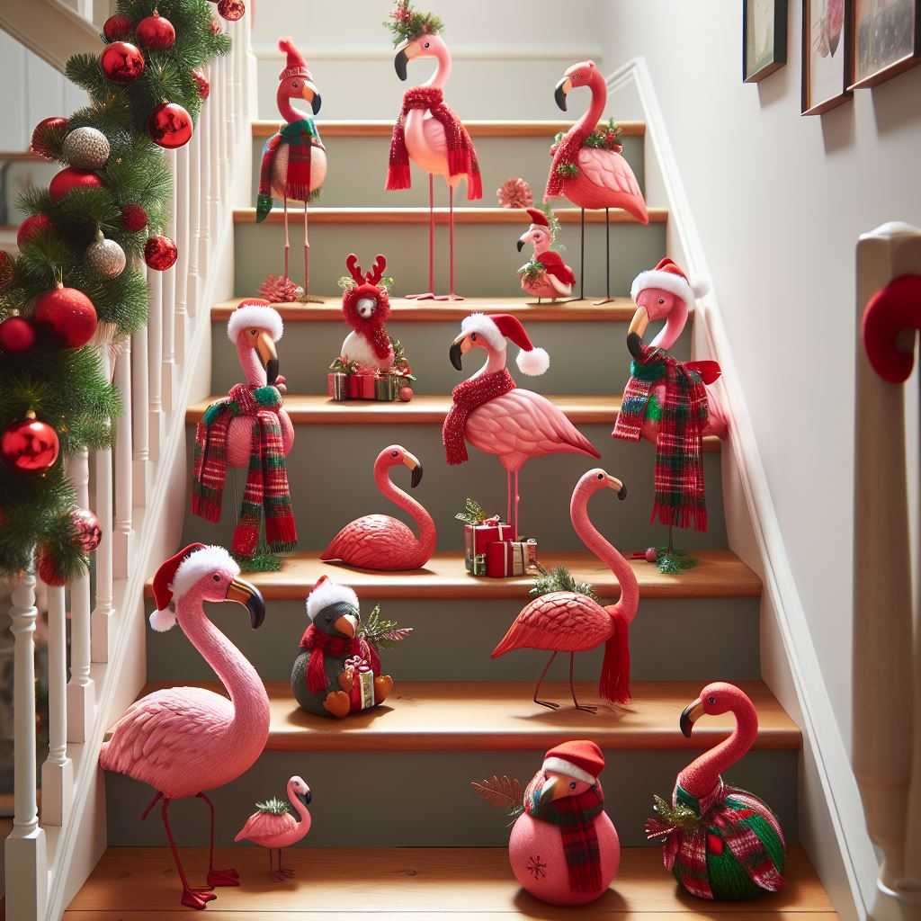 Festive Flamingos