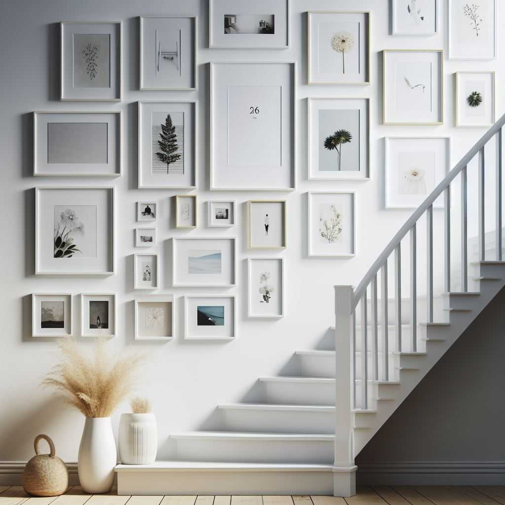 All-White Gallery Wall