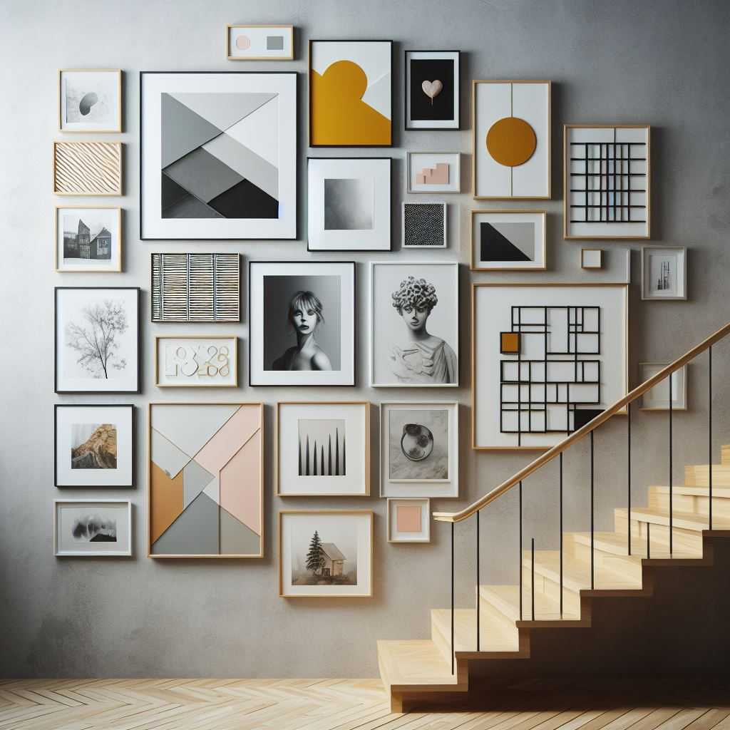 Asymmetrical Gallery Wall