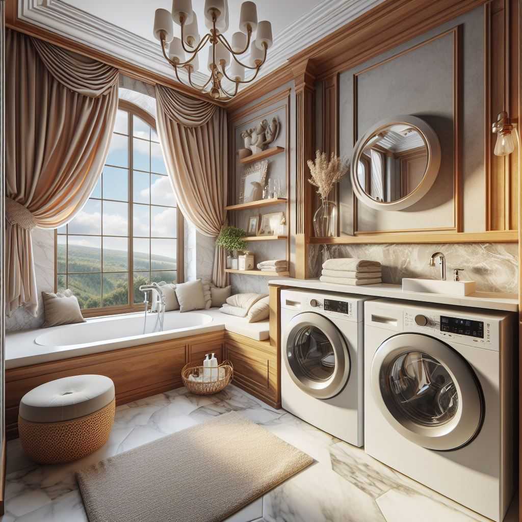 Bathroom & Laundry Combo Ideas