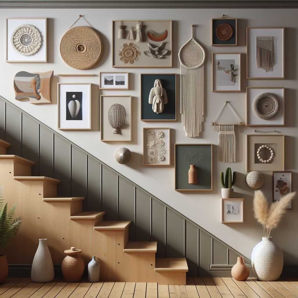 Gallery Wall with Mixed Media