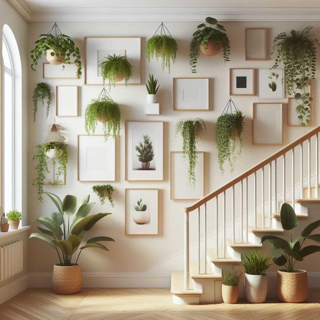 Gallery Wall with Plants